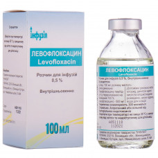 Levofloxacin solution for inf. 0.5% quarrystone. 100 ml