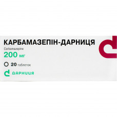 Karbamazepin-Darnitsa of the tab. of 200 mg No. 20