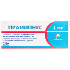 Pramipex tab. of 1 mg No. 30