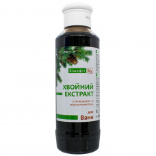 Bath preparation Coniferous extract with minerals and microelements of 500 ml of EKOBIZ