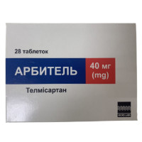 Arbitel of the tab. of 40 mg No. 28