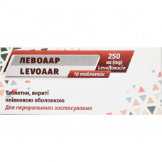 Levoaar of the tab. of p/o of 250 mg No. 10