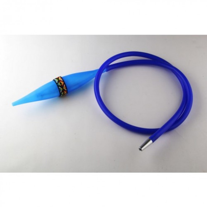 SILICONE HOSE WITH ICE BAZOOKA BLUE COOLER