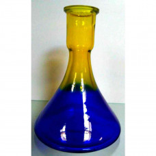 Flask for Candy Loop hookah (Candy of magnifying glasses) blue-yellow