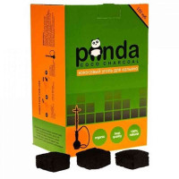 Кокосовый уголь Panda (Панда) 1 кг. 120 шт. малый кубик