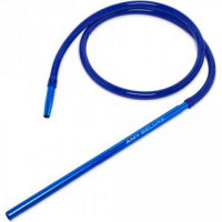 Silicone hose of Amy DeLuxe blue for a hookah