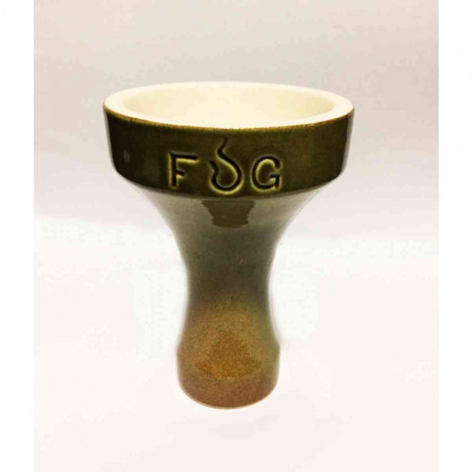 Bowl for a hookah of FOG Assasin Glaze (Fog Assasin Glazur) Brown