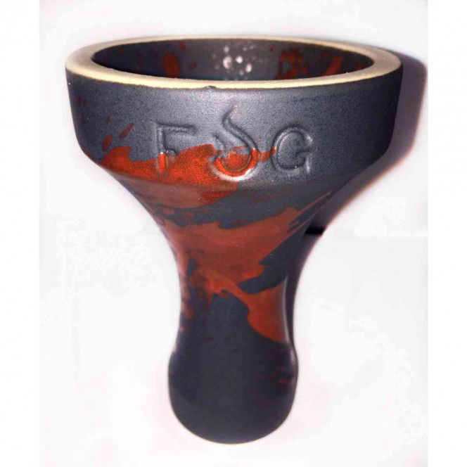 Bowl for a hookah of FOG Assasin Dark blue with red