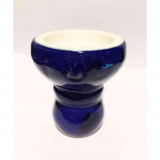 Bowl for a hookah of FOG Mini Turkish Glaze (Fog Pass Turk Glazur) Blue