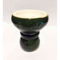 Bowl for a hookah of FOG Mini Turkish Glaze (Fog Pass Turk Glazur) Dark green