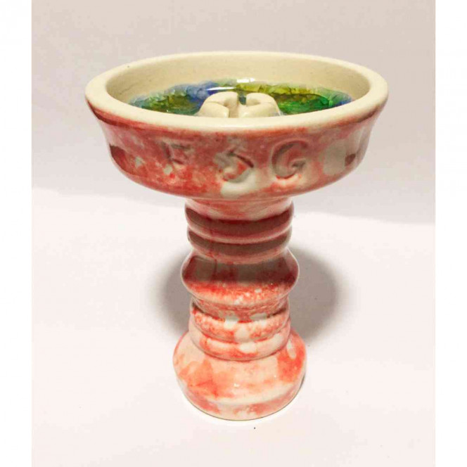 Bowl for a hookah of FOG Sakura Glaze (Fog the Oriental cherry Glaze) Pink