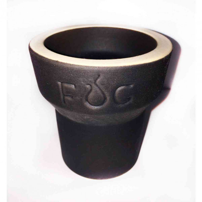 Bowl for a hookah of FOG Sunrise (Fog Sanrayz) Black with black dredging