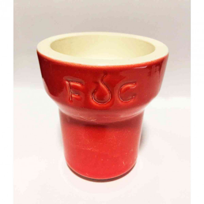 Bowl for a hookah of FOG Sunrise Glaze (Fog Sanrayz Glazur) Red