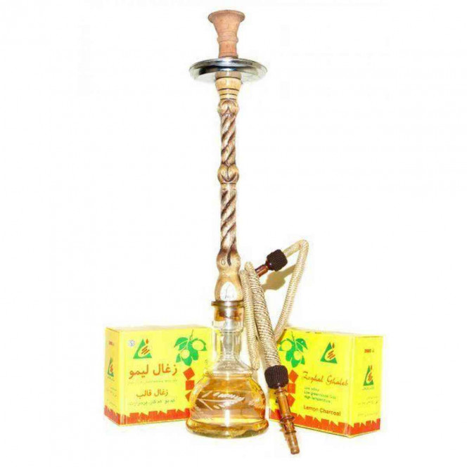 Wooden hookah Iran