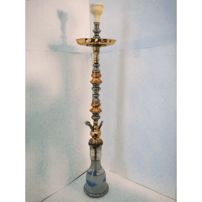 Hookah of Khalil Mamoon KM Zoheria Gold (Khalil Mamun Trimetal Zokheriya Gold)