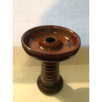 Bowl for a hookah ceramic Harmony fanet brown