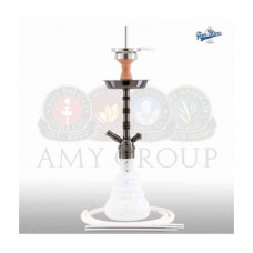 Hookah of Amy 460 4-Stars (Amy 4-Stars) dark metallic - white B - of WT