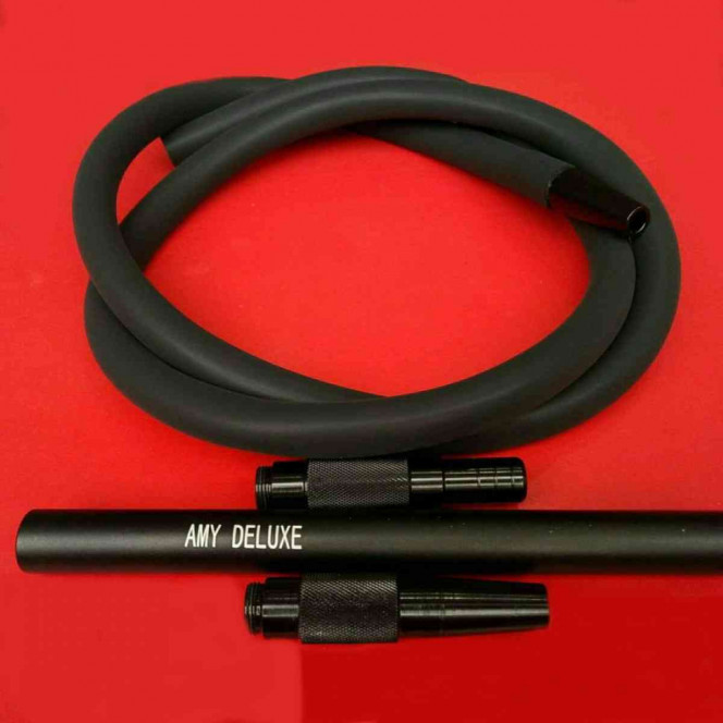 Silicone hose of Amy Deluxe Soft Touch (Amy Delux Soft Touch) black