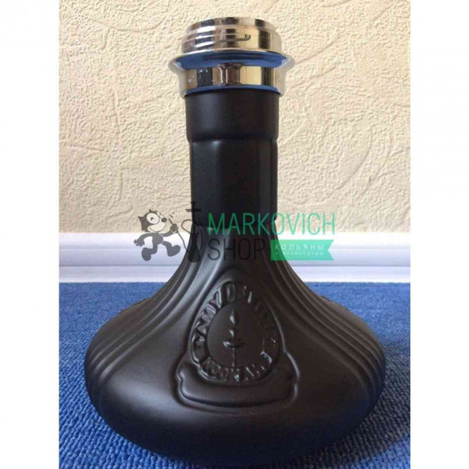 Flask for a hookah of Amy Deluxe (Amy Delux) 046 Small (on clique) black