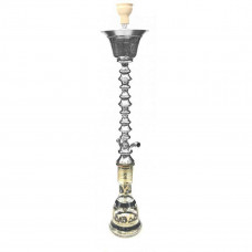 Hookah of Khalil Mamoon Three Bahrain Ice Chiller (Khalil Mamun Ice Chiller) silver transparent flask