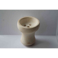 Bowl for the Turks hookah white clay