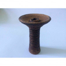 Bowl for a hookah dark clay 2х2 I fanet