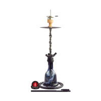 Hookah of Amy Deluxe 053 (Amy Delux) of New Swing silvery-black C-BK