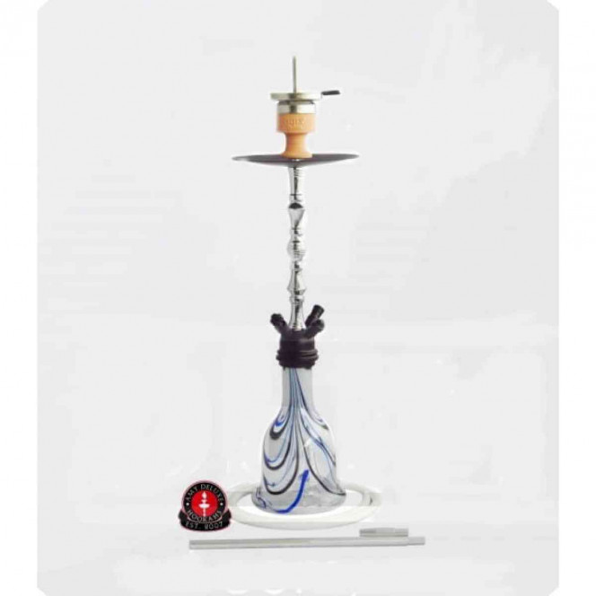 Hookah of Amy Deluxe 053 (Amy Delux) of New Swing silvery-blue C-BU