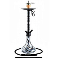 Hookah of Amy Deluxe 073.01 (Amy Delux) of Alu Sierra black PSMBK - BK