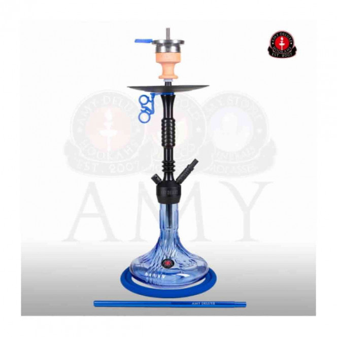 Hookah of Amy Deluxe 085.01 (Amy Delux) of Alu Claw black-blue PSMBK - BU