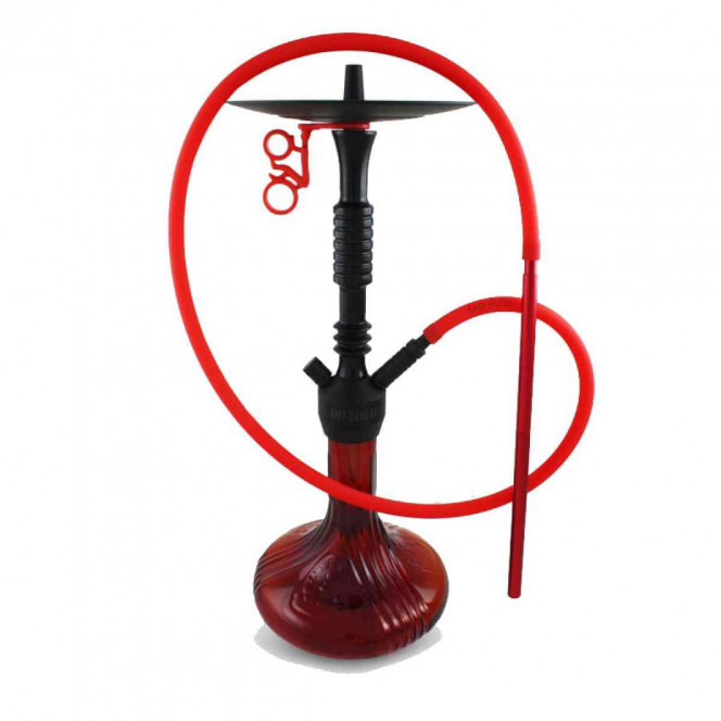 Hookah of Amy Deluxe 085.01 (Amy Delux) of Alu Claw black-red PSMBK - RD