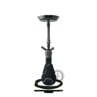 Hookah of Amy Deluxe 650 4-stars (Amy 4 старс) darkish metallic