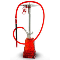 Hookah of Amy Deluxe (Amy Delux) of ss 18.01 Crystalica (red)