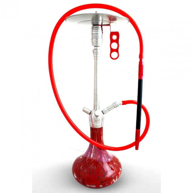 Hookah of Amy Deluxe SS 05 of R Feather Steel (Amy Delux) red