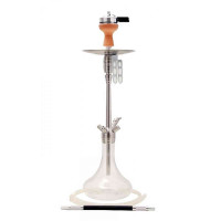 Hookah of Amy Deluxe SS 05 Feather Steel (Amy Delux) transparent