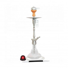 Hookah of Amy Deluxe SS07 Palm Steel (Amy Delux) transparent