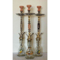 Hookah of Khalil Mamoon KM Halazone (Khalil Mamun Halazon) silver