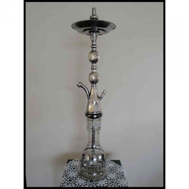 Hookah of Khalil Mamoon KM Hindi (Indian) of Stainless (Khalil Mamun Indian Stainles)