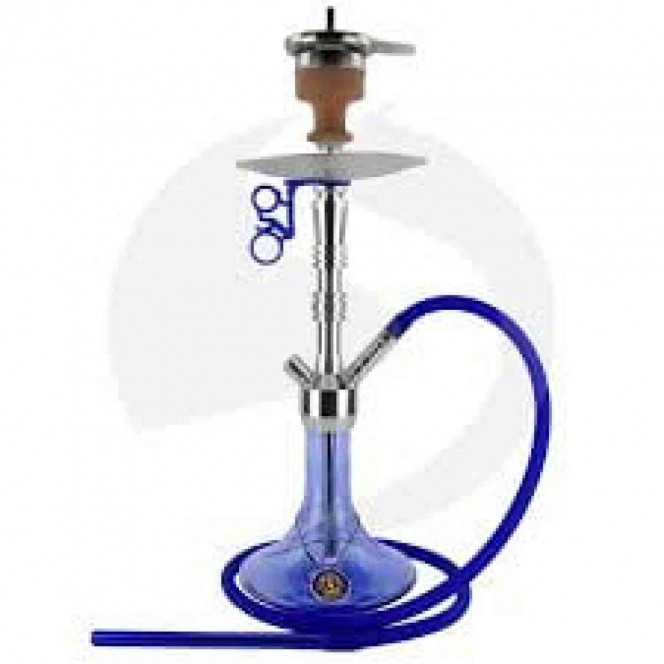 Hookah of Amy Deluxe 069.02 (Amy Delux) of Alu Lima S silvery-blue AOALU - BU