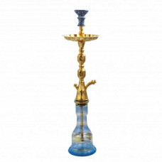 Hookah of Khalil Mamoon KM Indian (Hindi) of Gold Dubel (Khalil Mamun Hindi Gold)