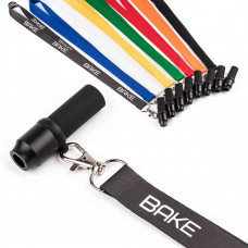 Personal mouthpiece of Bake Black with a tape (different colors)