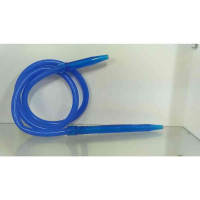 Hose/tube blue, silicone with an acrylic mouthpiece