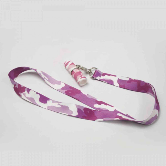 Personal mouthpiece camouflage pink