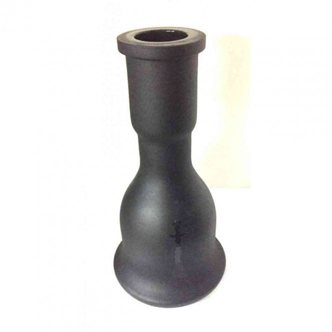 FLASK FOR THE HOOKAH BLACK OPAQUE STRUCTURED