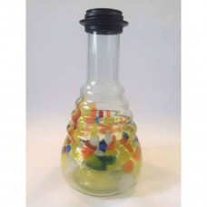 Flask for a hookah under click of Amy Deluxe (Amy Delux) yellow spotty