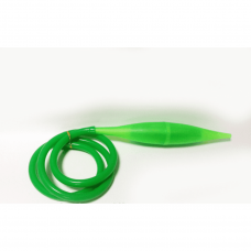 Silicone hose with the Ice Bazooka cooler green