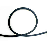 Silicone hose of soft touch section (black)