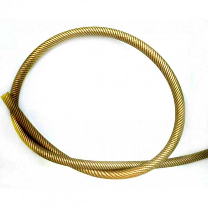 Silicone hose of soft touch section (gold)