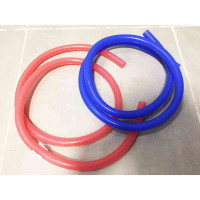 Silicone hose without mouthpiece (blue/pink)