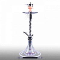 Hookah of Amy Deluxe SS 02 R (Amy Delux of CC 02P) Style Steel PLUS transparent TR